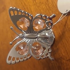 Butterfly with Crystals - NWT